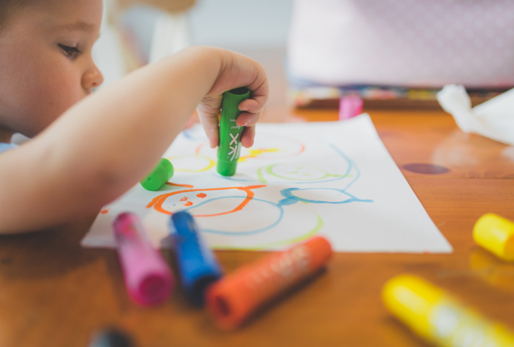 Image-Understanding the Developmental Stages of Coloring